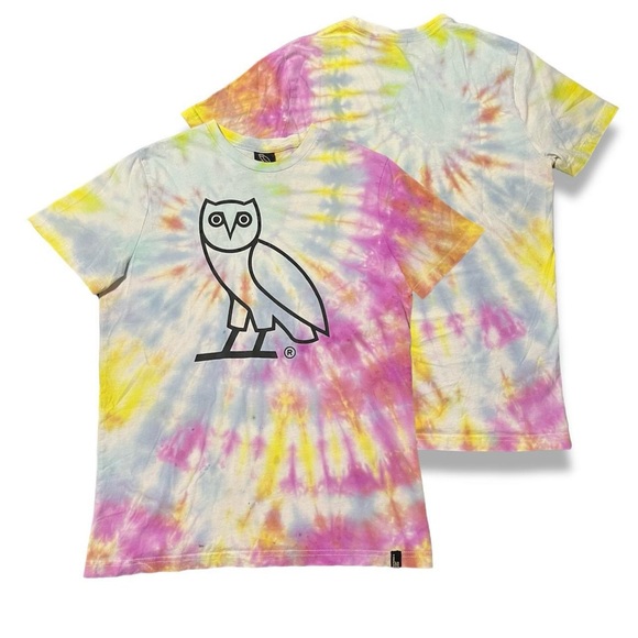 Custom tie-dyed OVO shirt - M - Picture 1 of 4